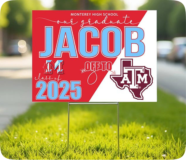 CUSTOM YARD SIGN