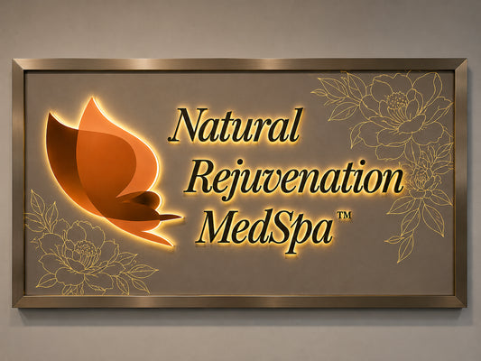 Custom 3D Metal Backlit Sign with Backboard for Noemi Erickson with 40% Down Payment