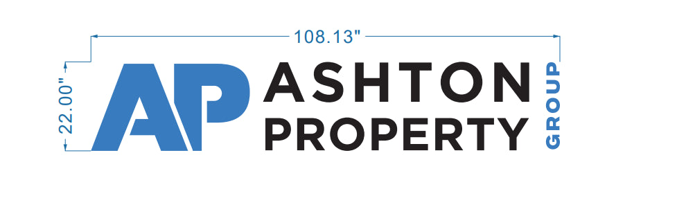 Custom Metal Sign (non-lit) for Ashton Property - Nova Pro Signs