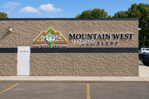 3D Metal Backlit Sign with raceway for Branson Buckalew