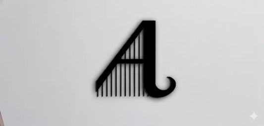 Custom 2D Metal Sign for Kristina Finch