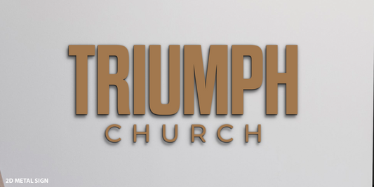 Custom 2D Metal Sign for Laura - Nova Pro Signs