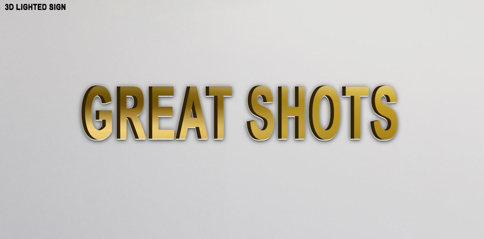 Custom 3D Metal Backlit Sign for Dave - Nova Pro Signs