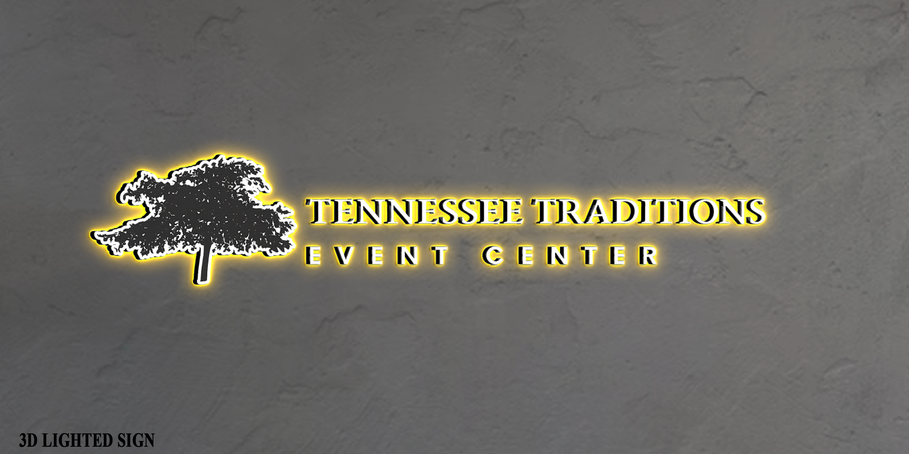 Custom 3D Metal Backlit Sign for Tiffany Ary