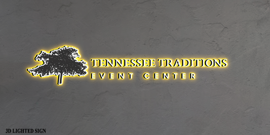 Custom 3D Metal Backlit Sign for Tiffany Ary