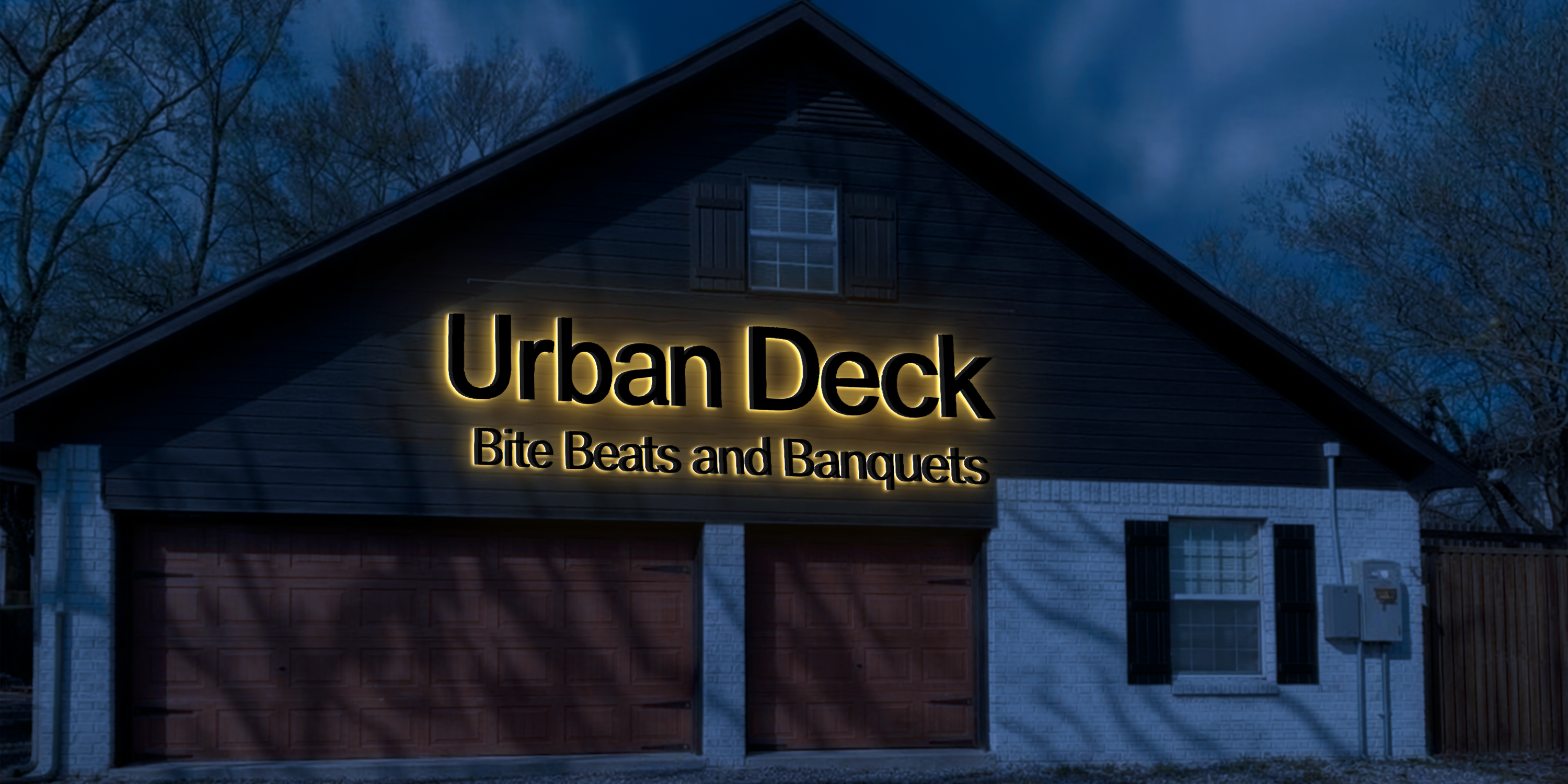 Custom 3D Metal Backlit Sign for URBAN DECK - Nova Pro Signs