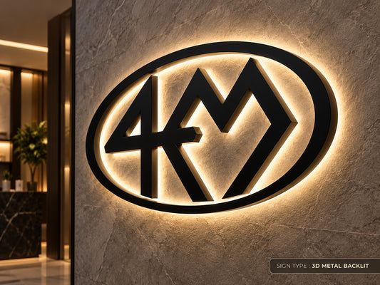 Custom 3D Metal Backlit Sign for Samantha Miers - Nova Pro Signs
