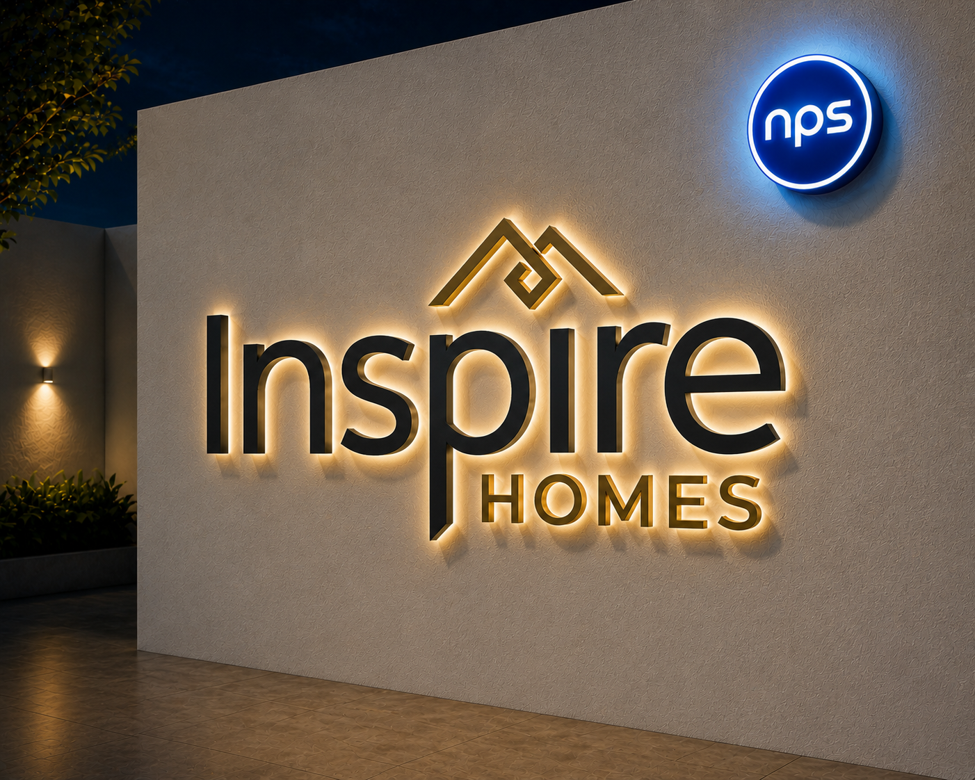 Custom 3D Metal Backlit Sign for John-Paul