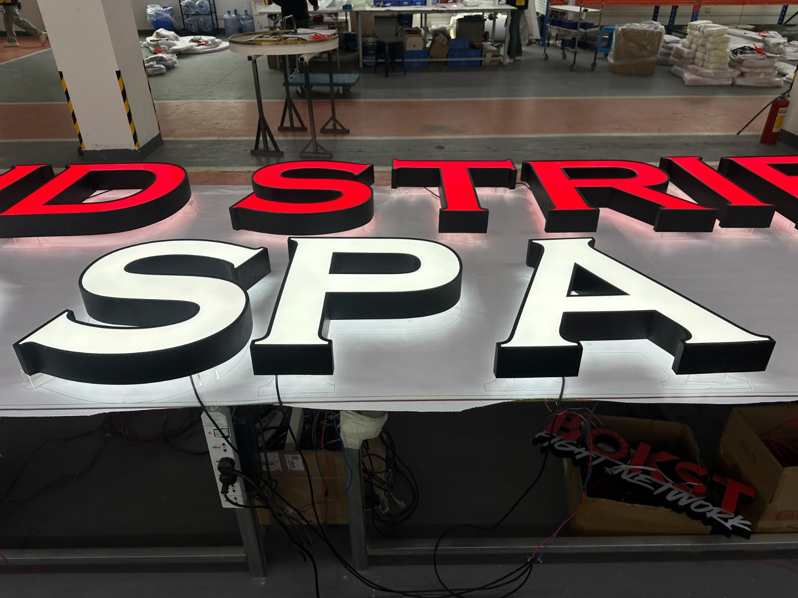 Custom 3D Channel Letter Backlit Sign for James Gulsby - 50% Remaining