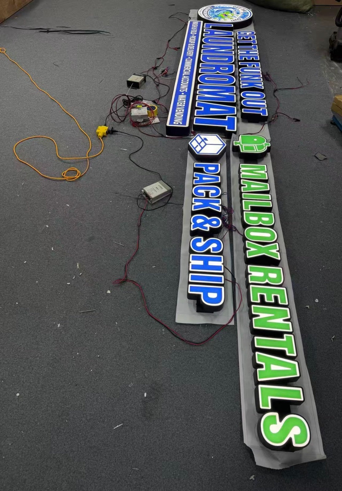 Custom 3D Frontlit Channel Sign with Raceway for Sam Williams - 50% Remaining Payment - Nova Pro Signs