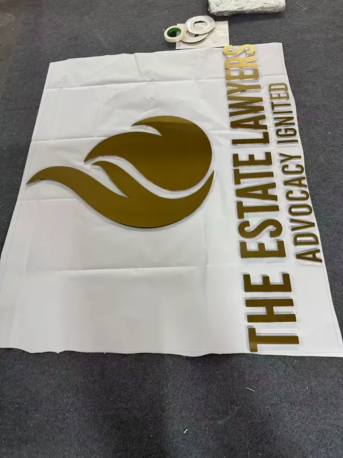 Custom Acrylic 10MM Solid Sign for Amy Gostanian - Nova Pro Signs