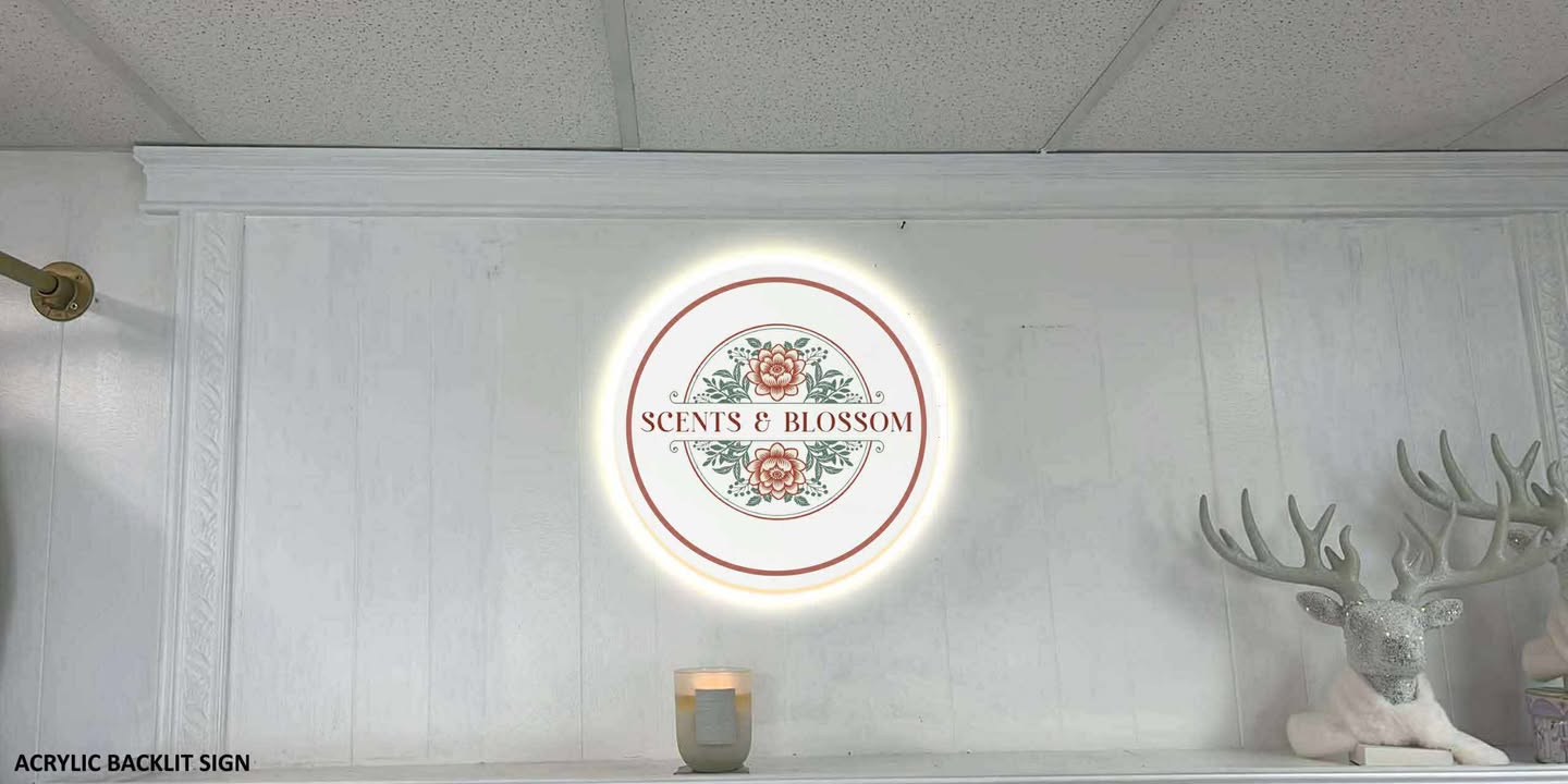 Custom Acrylic backlit Sign for Ivis Rodriguez