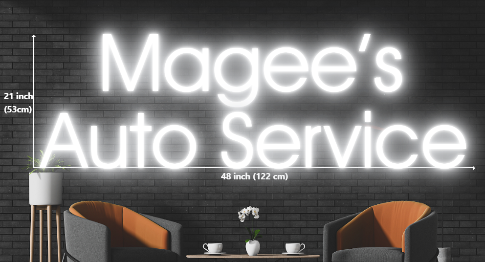 Custom LED Neon Sign for Scott Nail