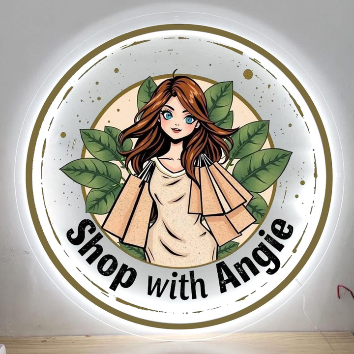 Custom Acrylic backlit Sign for Angie McCulloch