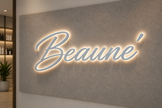 Custom 3D Metal Backlit Sign for Ann Marie - Nova Pro Signs
