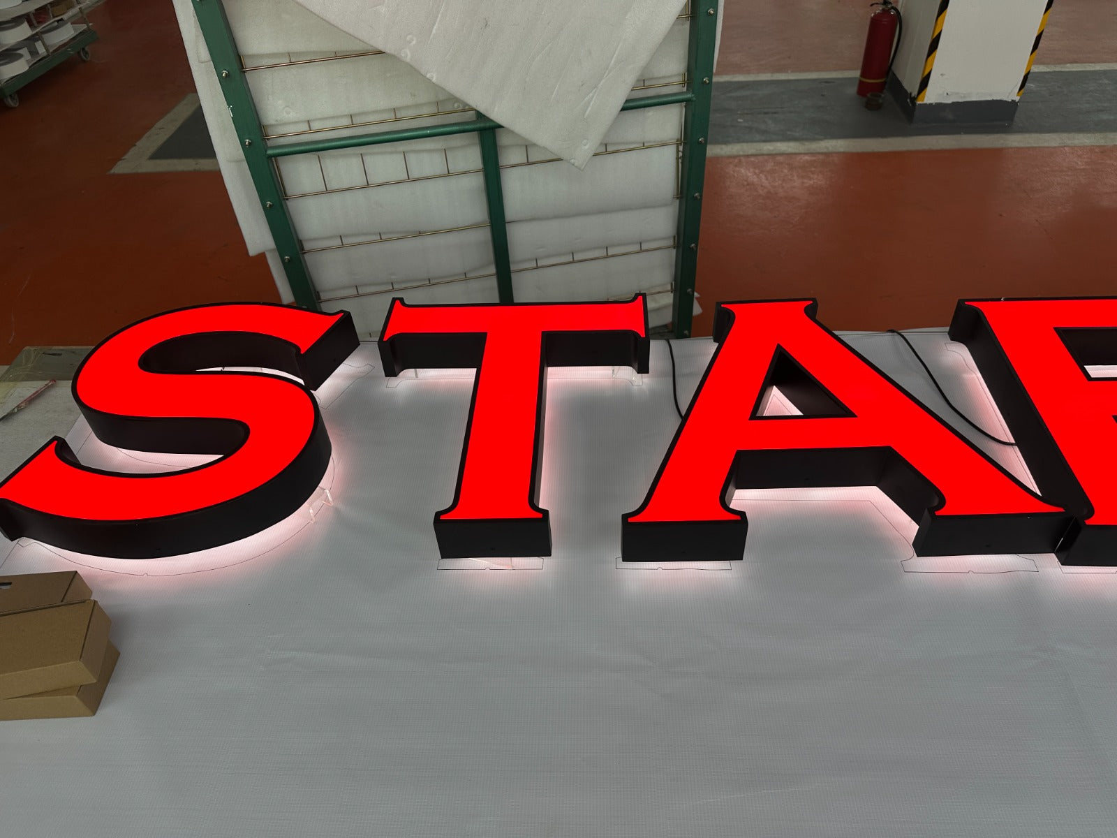 Custom 3D Channel Letter Backlit Sign for James Gulsby - 50% Remaining