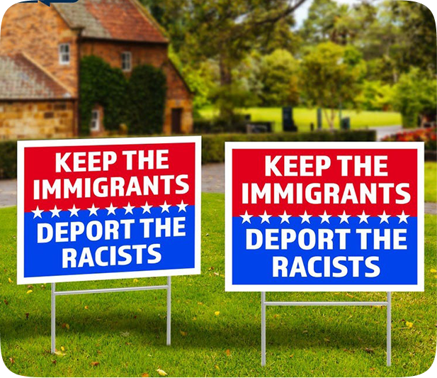 CUSTOM YARD SIGN