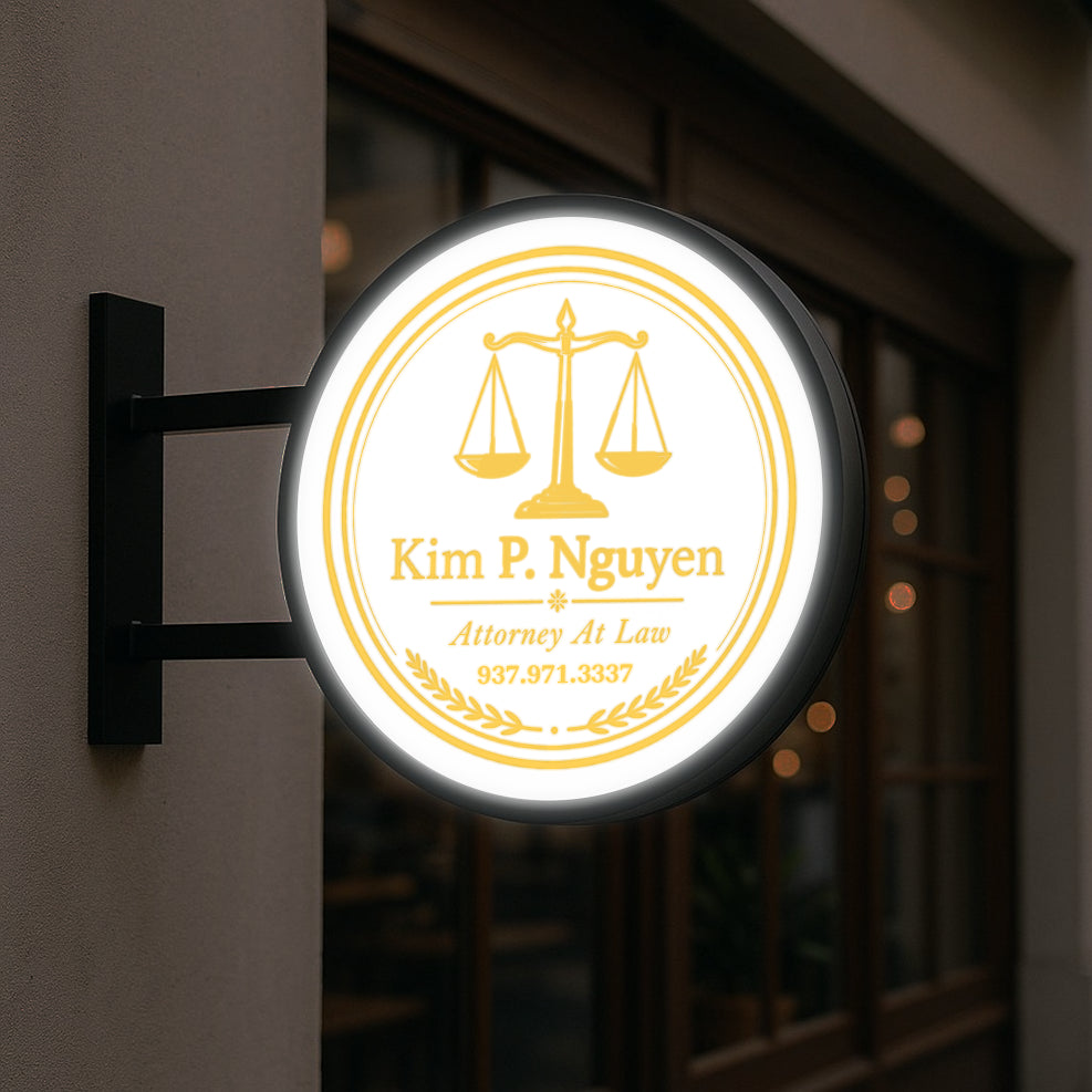 Custom Lightbox Sign for Conie