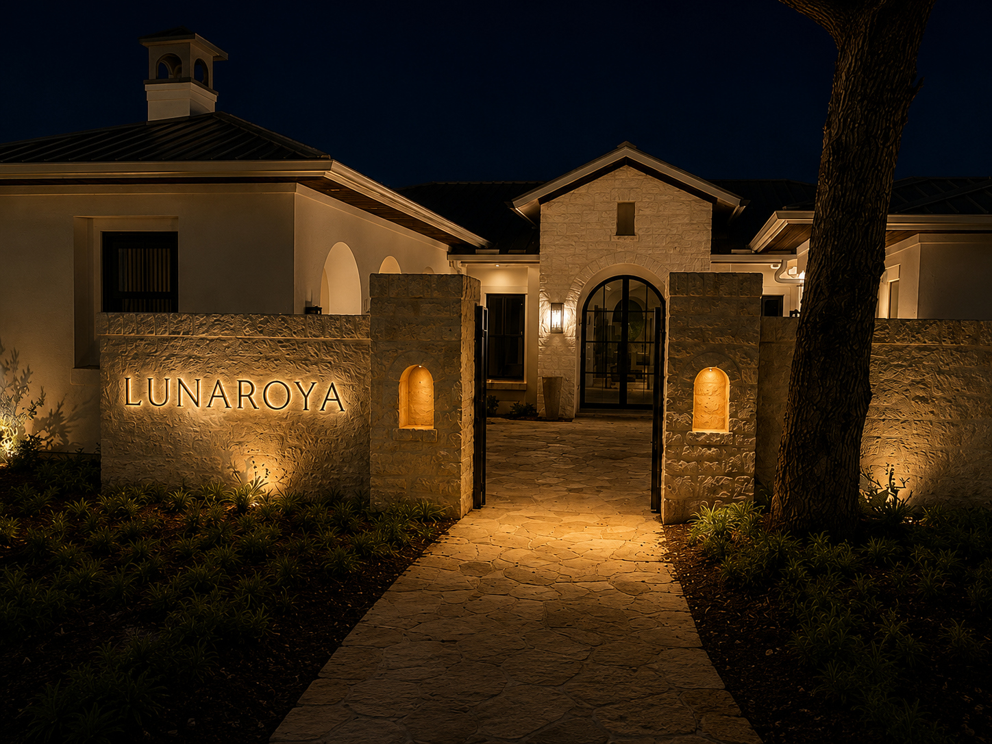 Custom 3D Metal Backlit Sign for Alexa Dandrea