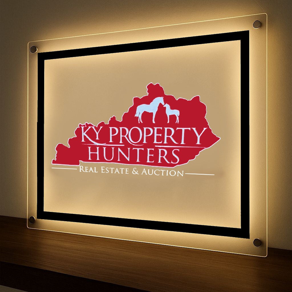 Custom Acrylic backlit Sign for Dustin Robert Mitchell