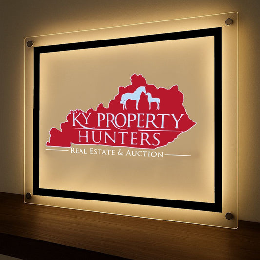 Custom Acrylic backlit Sign for Dustin Robert Mitchell