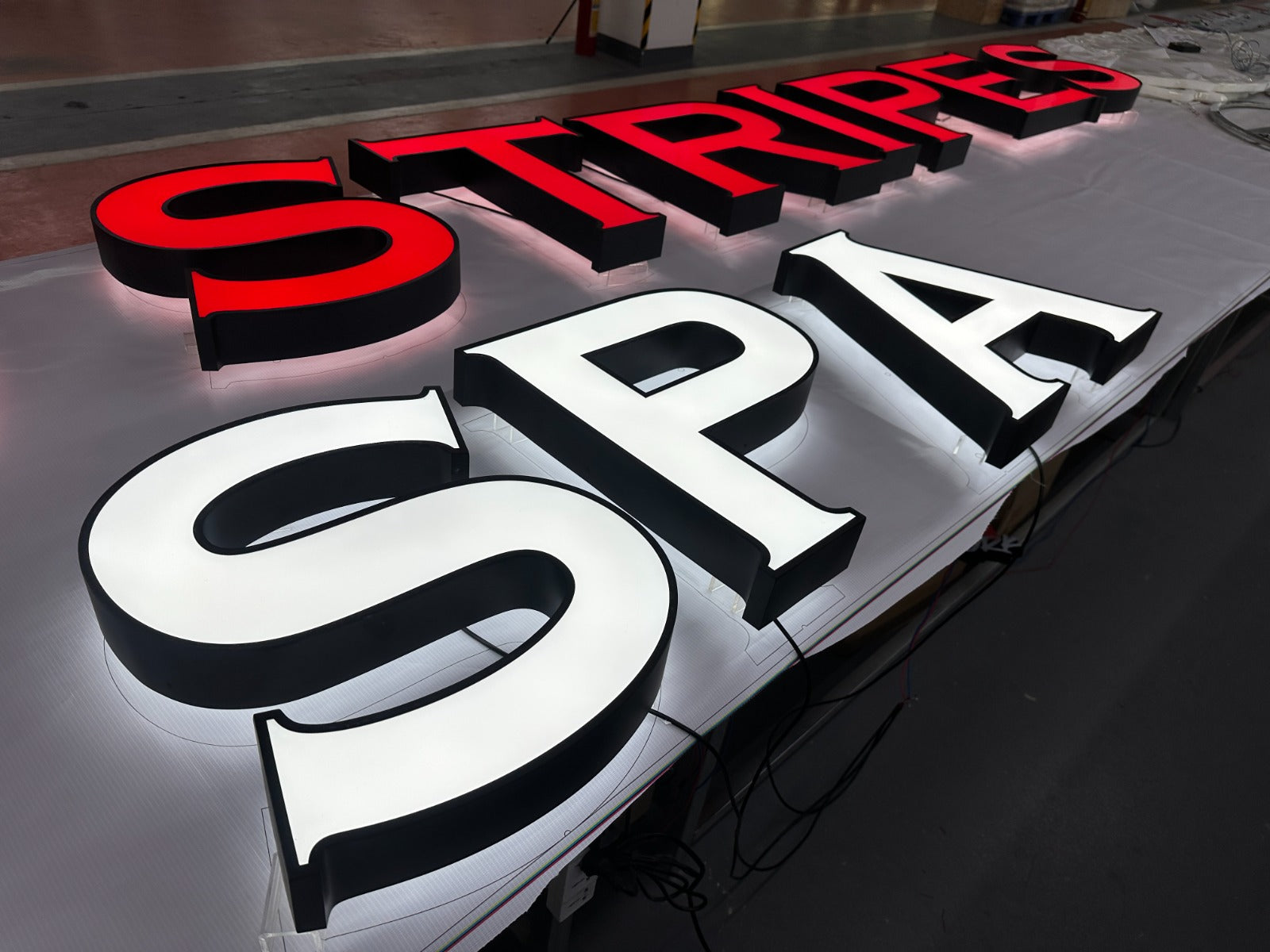 Custom 3D Channel Letter Backlit Sign for James Gulsby - 50% Remaining