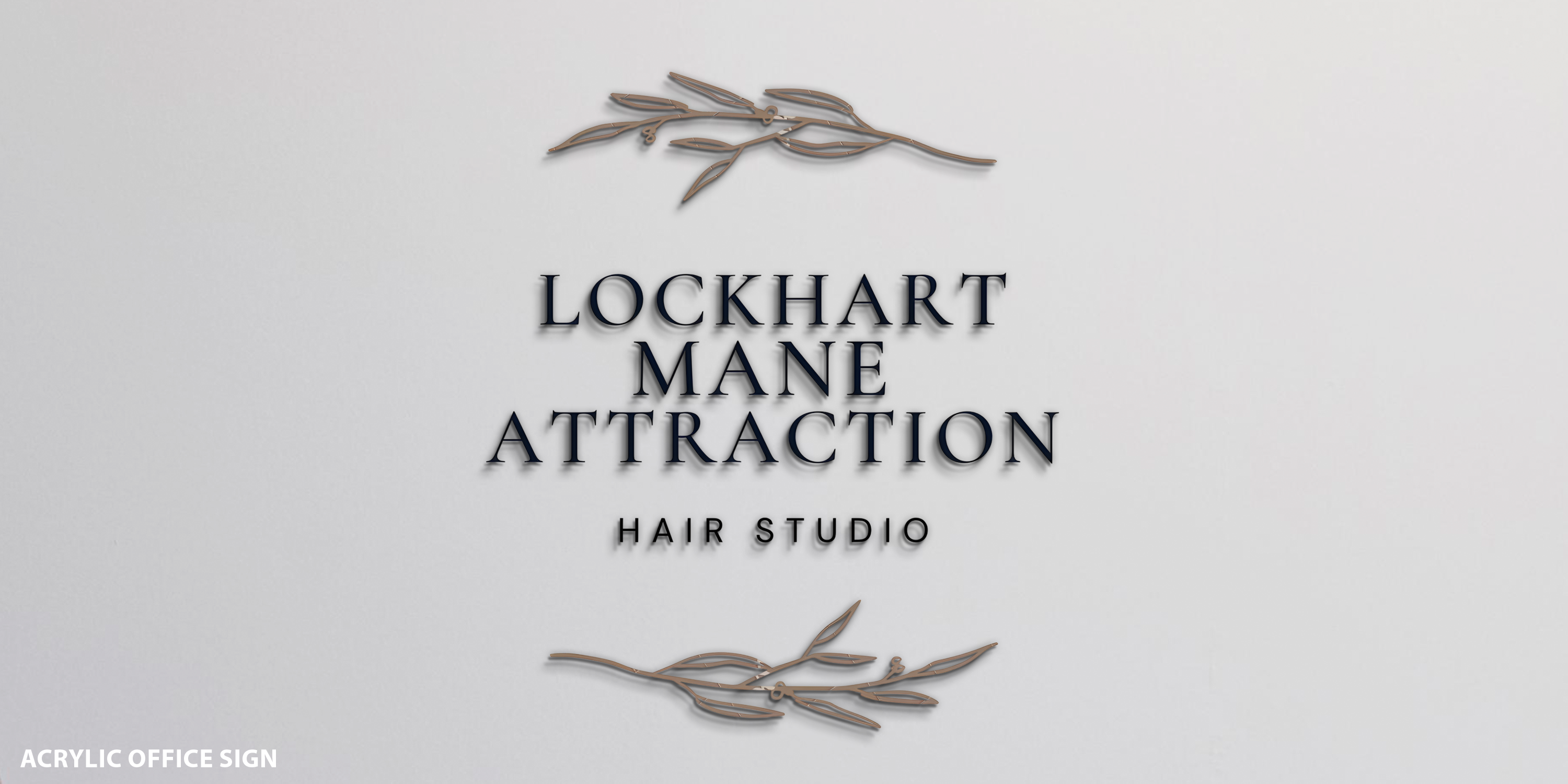 Custom Acrylic Office Sign for Brandy Lockhart - Nova Pro Signs