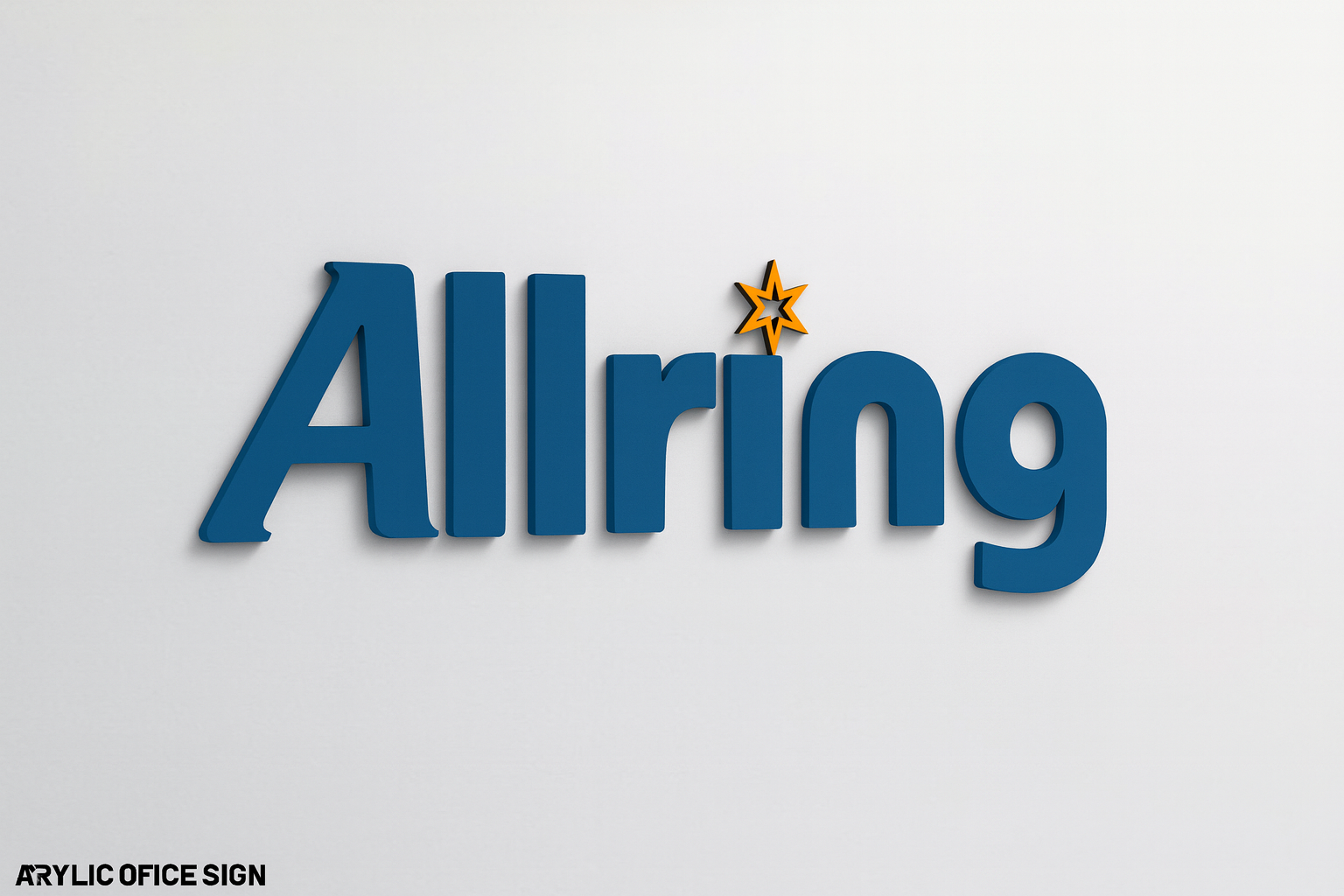 Custom Acrylic Office Sign for Allring - Nova Pro Signs