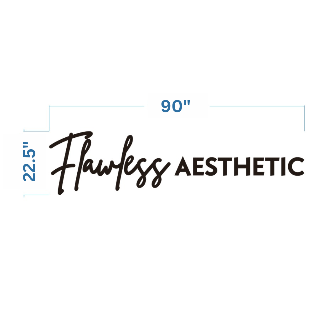 Custom 3D Metal Backlit Sign for Destinee Sanchez