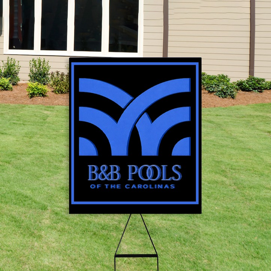 Custom Metal Yard Sign for Casey Balikian
