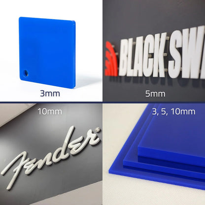 3D Acrylic Logo Wall Sign Standard Colours - Nova Pro Signs