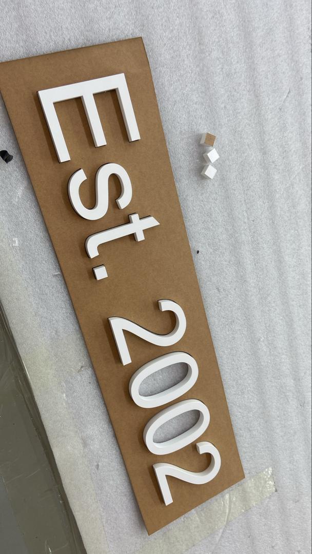 Custom Acrylic Office Sign for Mark Jury - Nova Pro Signs