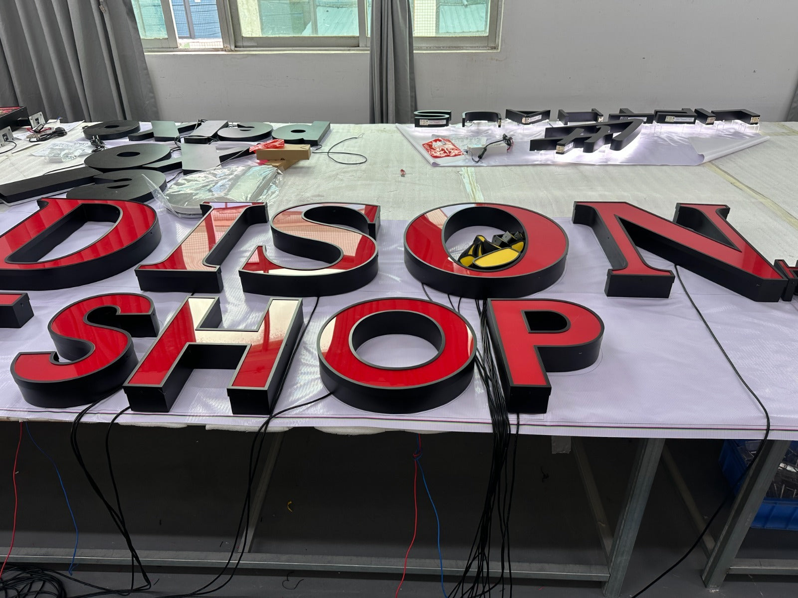 Custom 3D Channel Letter Frontlit Sign for Garrett Ostler - 50% Remaining