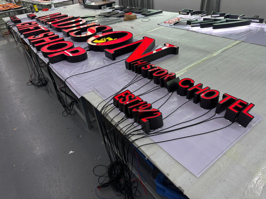 Custom 3D Channel Letter Frontlit Sign for Garrett Ostler - 50% Remaining - Nova Pro Signs