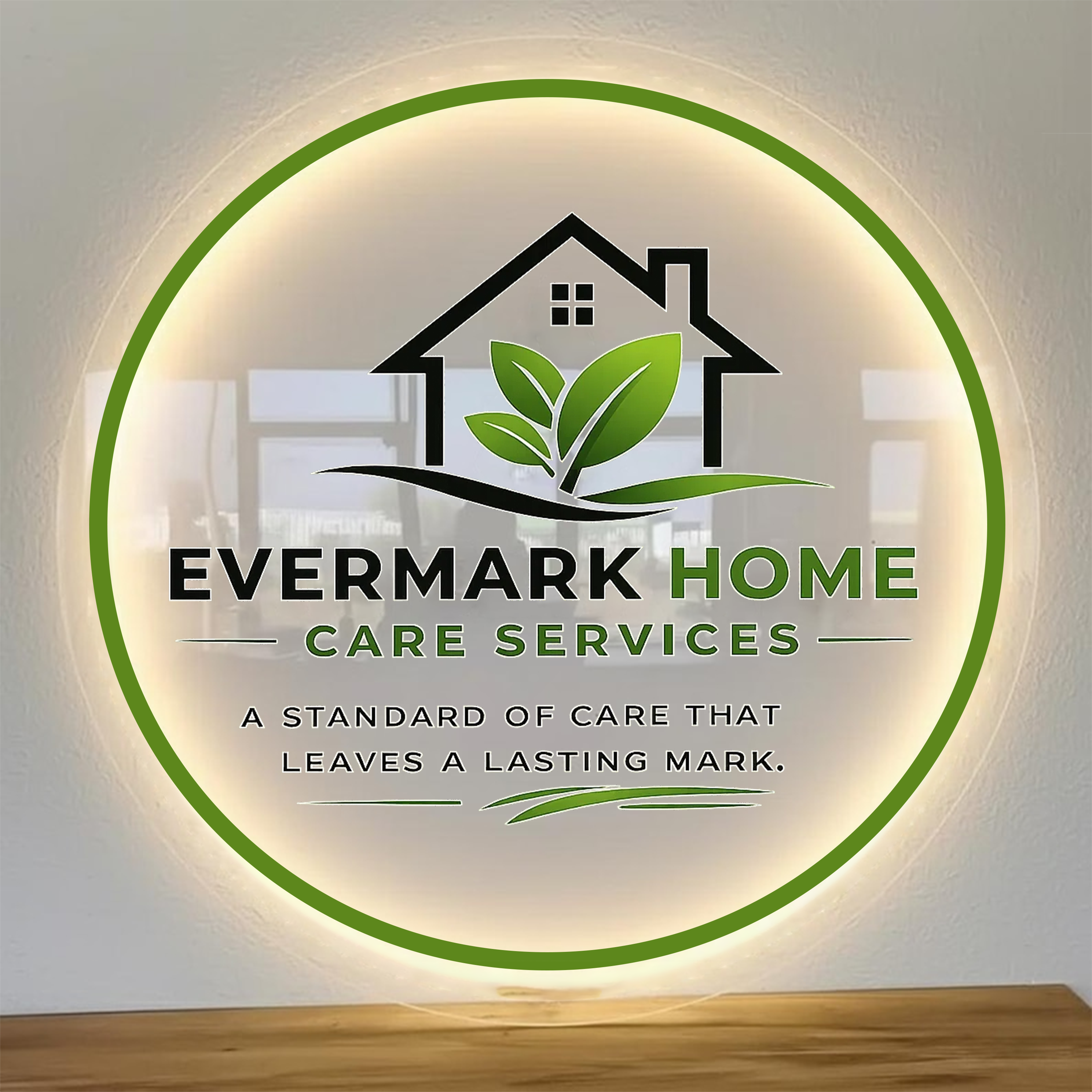 Custom Acrylic backlit Sign for Ever Mark Home - Nova Pro Signs