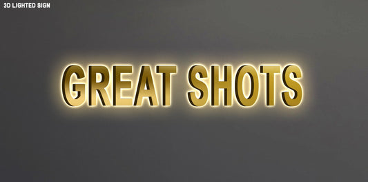 Custom 3D Metal Backlit Sign for Dave - Nova Pro Signs