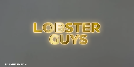 Custom 3D Metal Backlit Sign for Michael Anthony