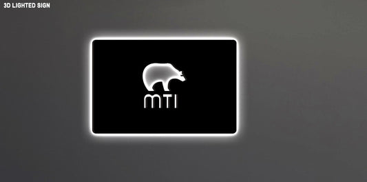 Custom 3D Metal Backlit Sign for Cameron Julian