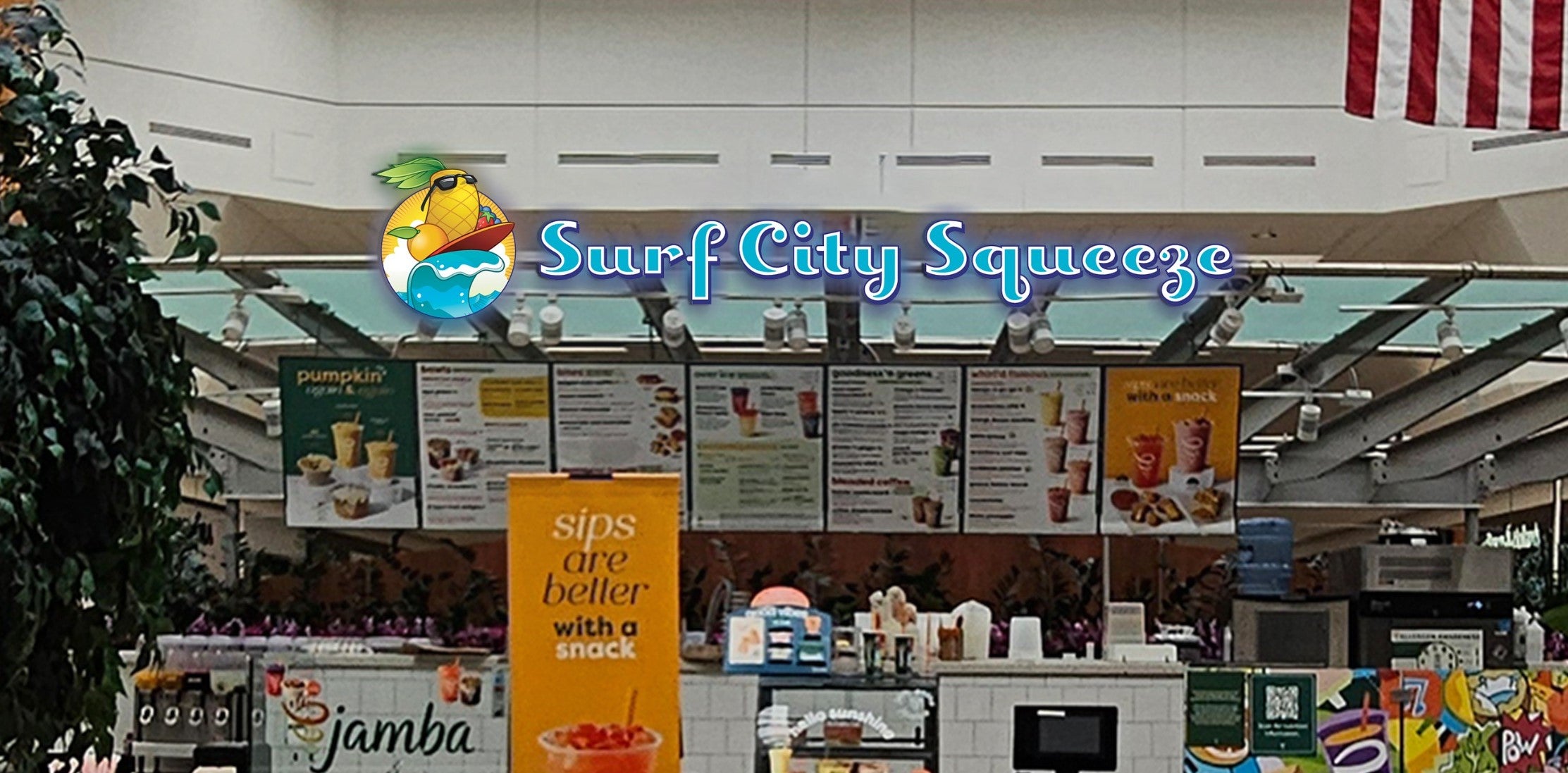 Custom 3D Frontlit Channel Letter Sign for Surf City Squeeze