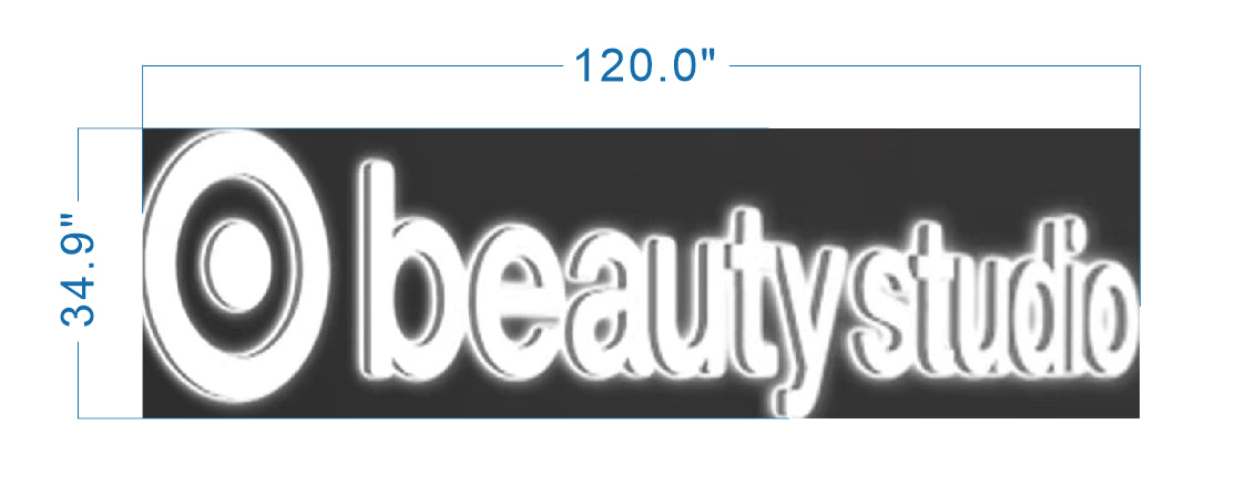 Custom 3D Metal Backlit Sign for Kelly Wokal