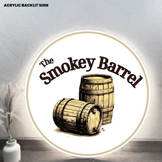 Custom Acrylic backlit Sign for Joshua Berryman - Nova Pro Signs