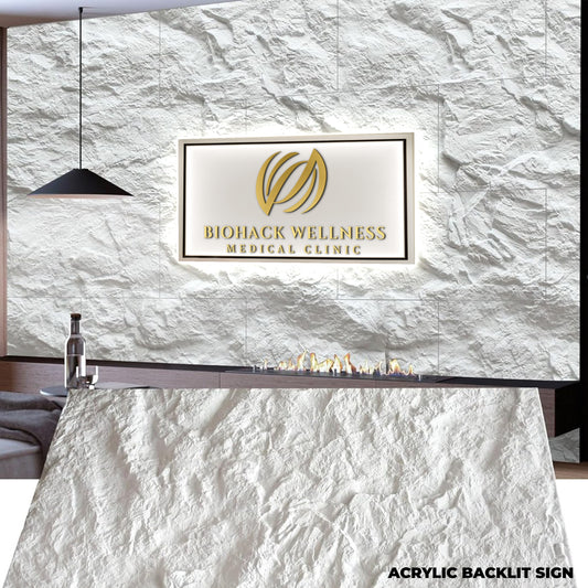 Custom Acrylic Backlit Sign for Annabell Catania - Nova Pro Signs