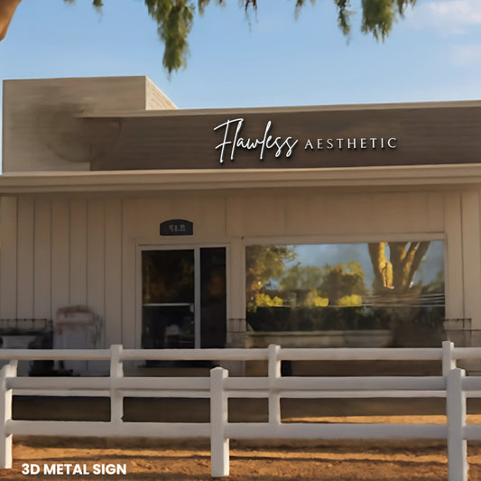 Custom 3D Metal Backlit Sign for Destinee Sanchez