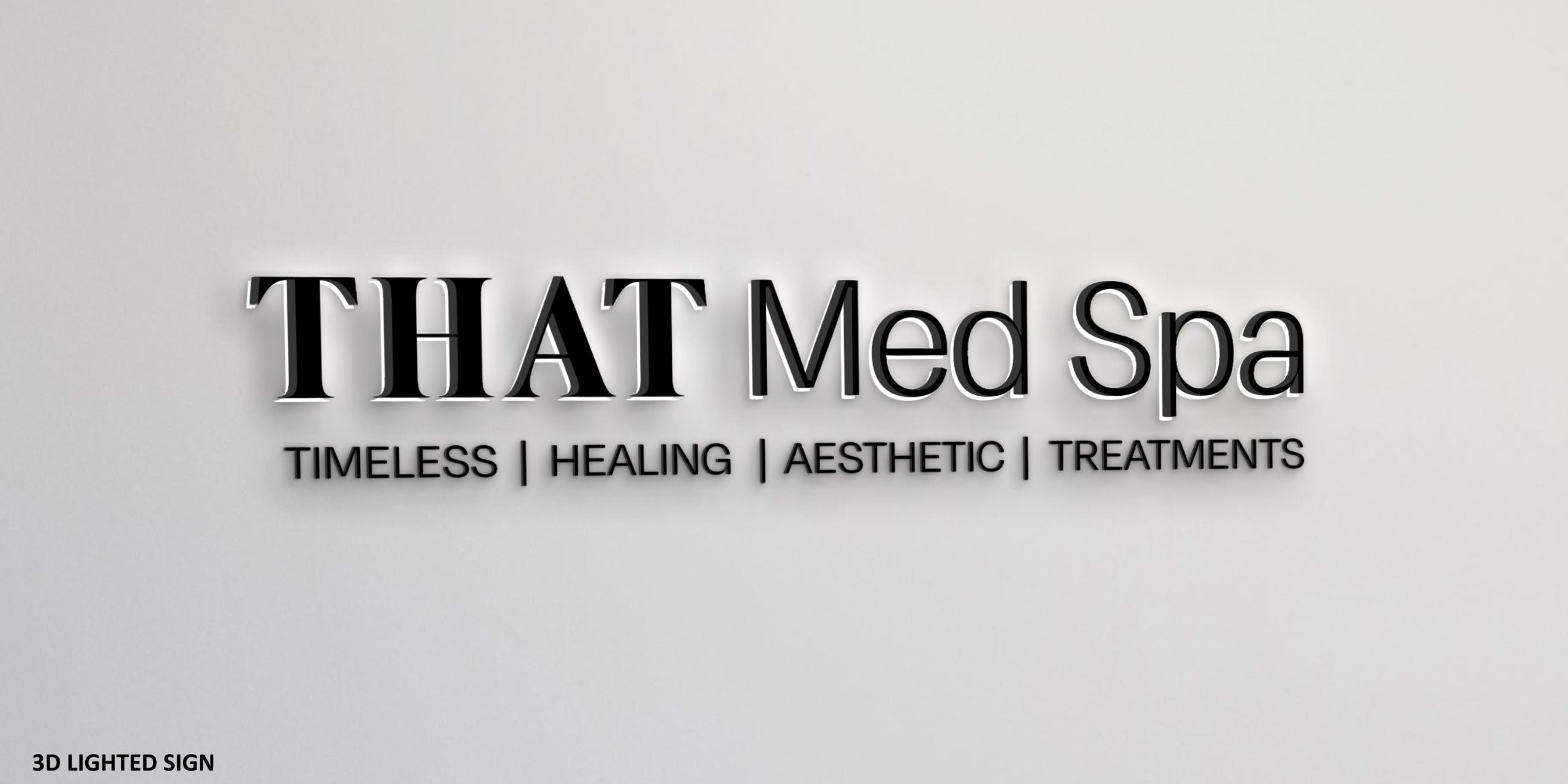 Custom 3D Metal Backlit Sign for Elise Gardner