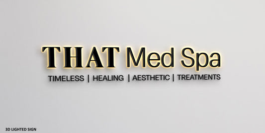 Custom 3D Metal Backlit Sign for Elise Gardner