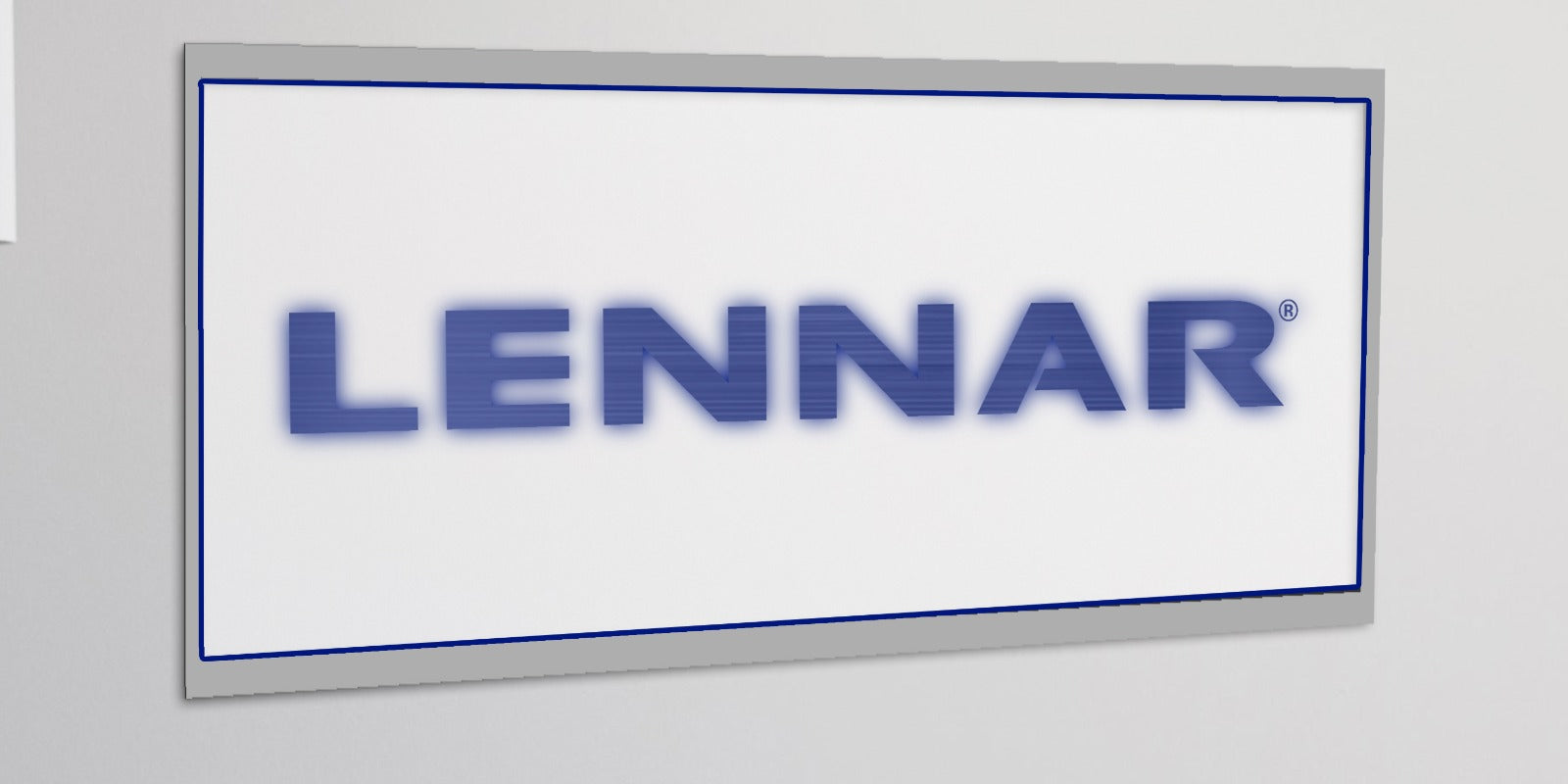 Custom Etched Acrylic Backlit Sign for Vince Lovell