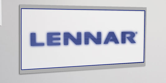 Custom Etched Acrylic Backlit Sign for Vince Lovell