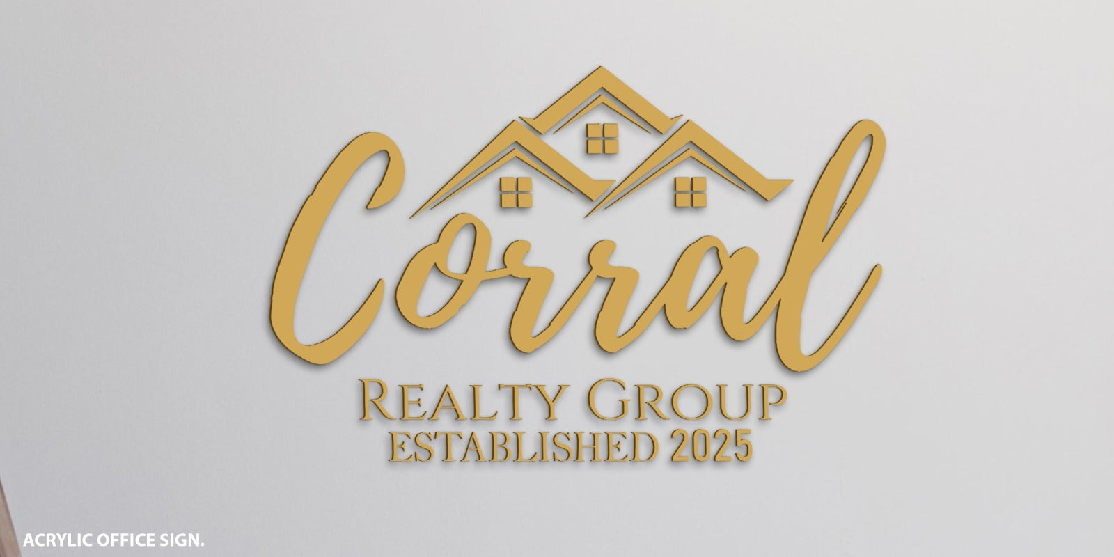 Custom Acrylic Office Sign For Gladys CAMACHO