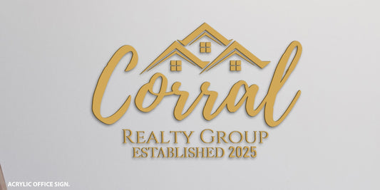 Custom Acrylic Office Sign For Gladys CAMACHO