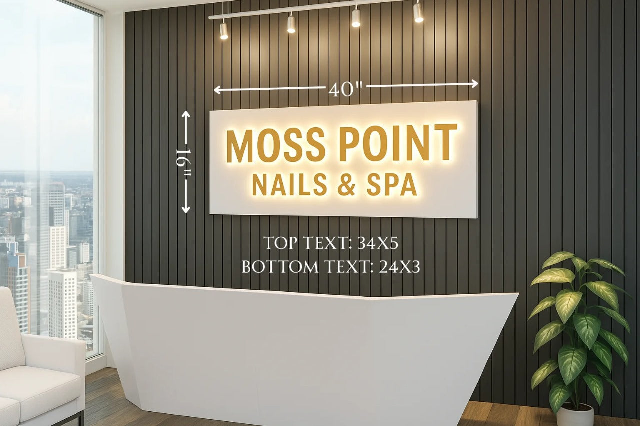 Custom Business Sign For Thuy nguyen